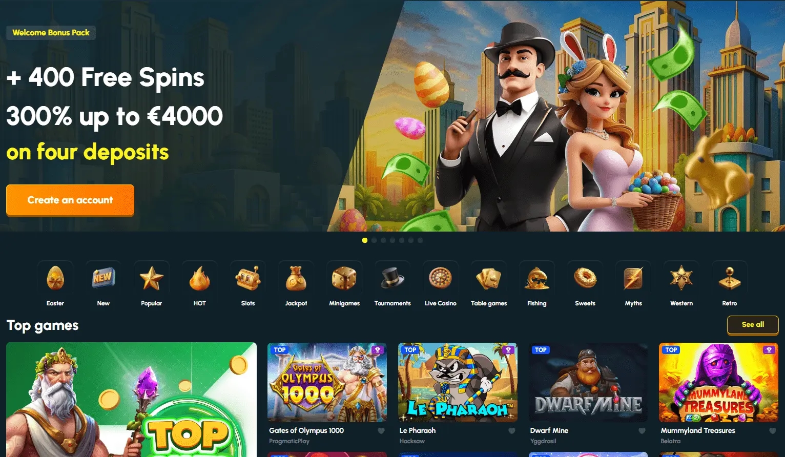 Bonus de casino en ligne de Richville